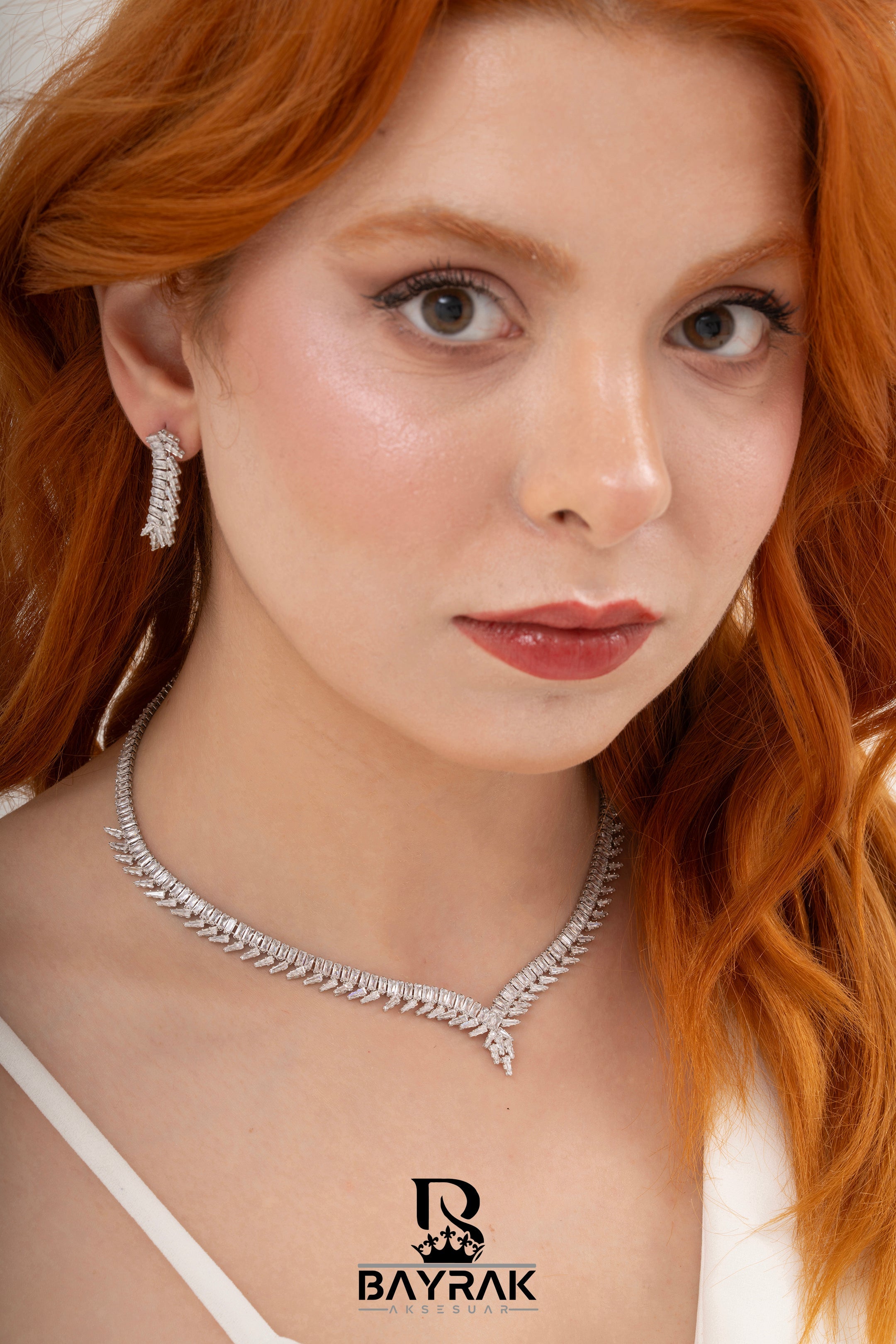 Rosa -408- Crystal-Style Fashion Jewelry Set product photo 2