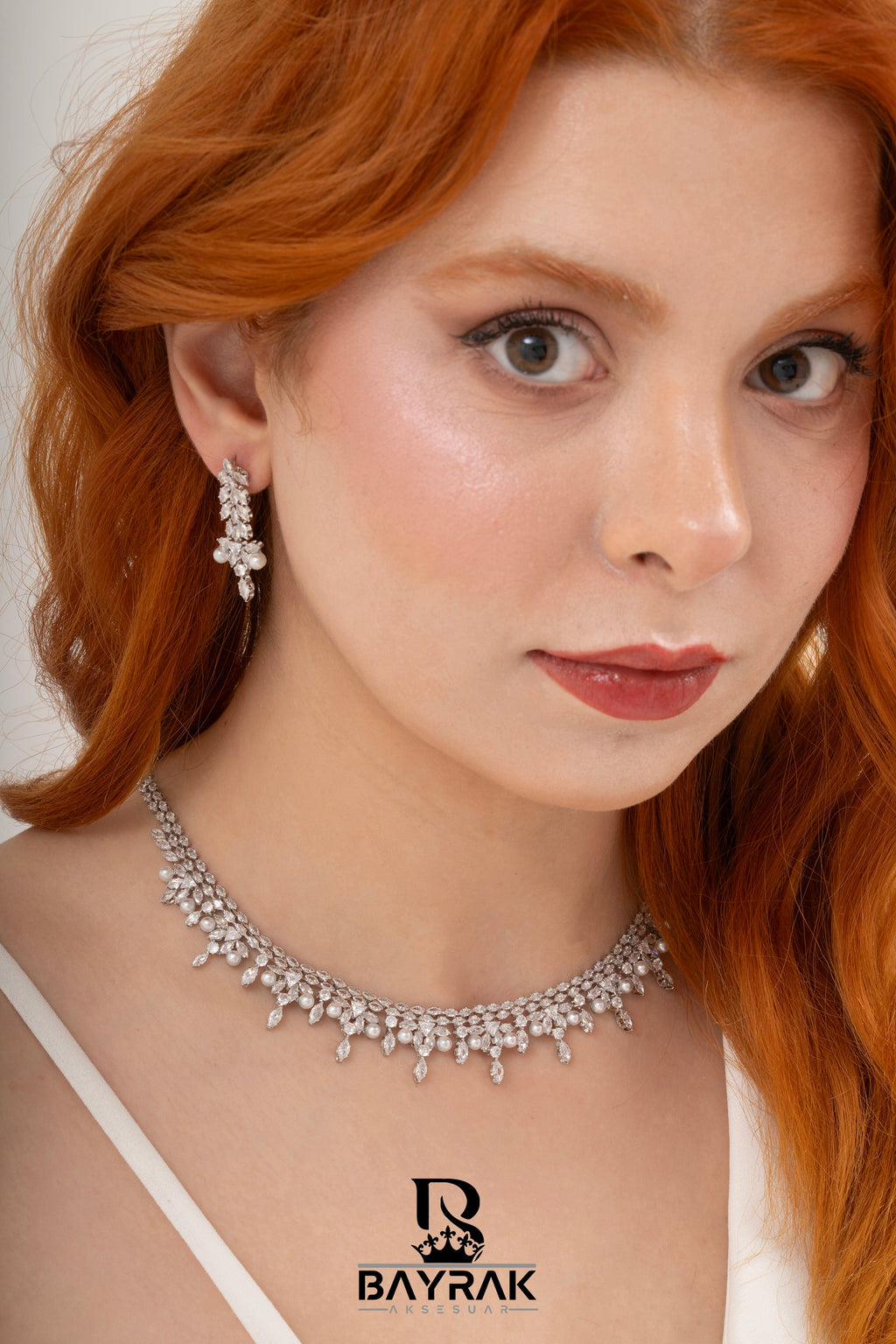 Rosa -410- Crystal-Style Fashion Jewelry Set product photo 2