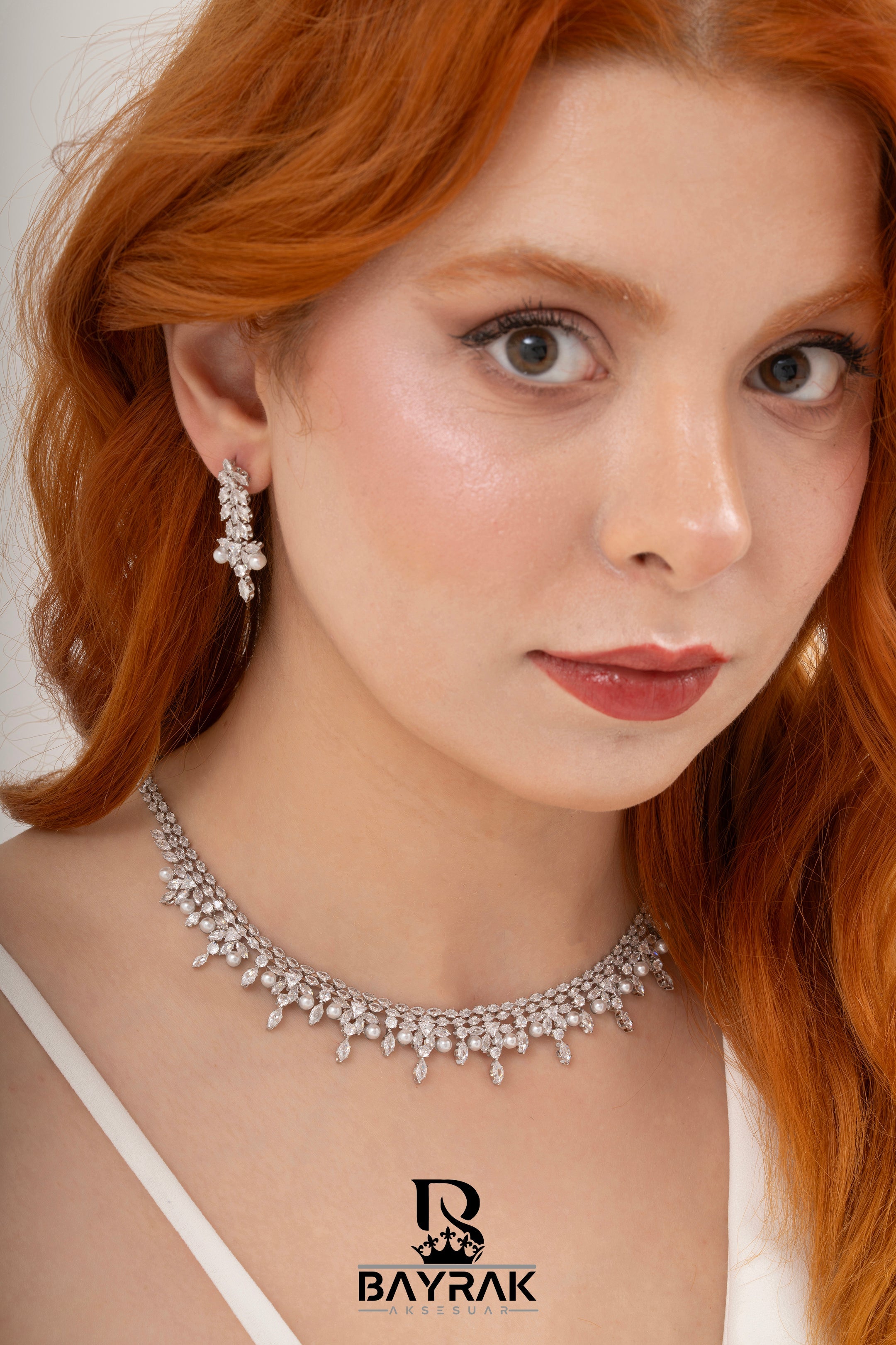 Rosa -410- Crystal-Style Fashion Jewelry Set product photo 2