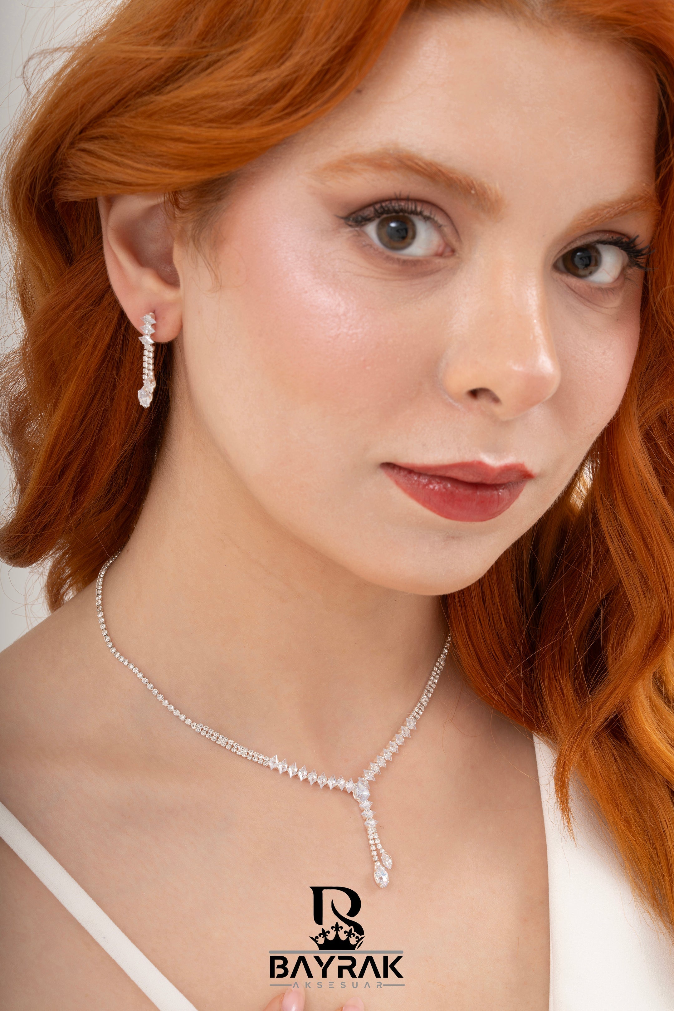 Rosa -412- Crystal-Style Fashion Jewelry Set product photo 2