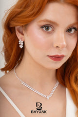 Rosa -414- Crystal-Style Fashion Jewelry Set product photo 3