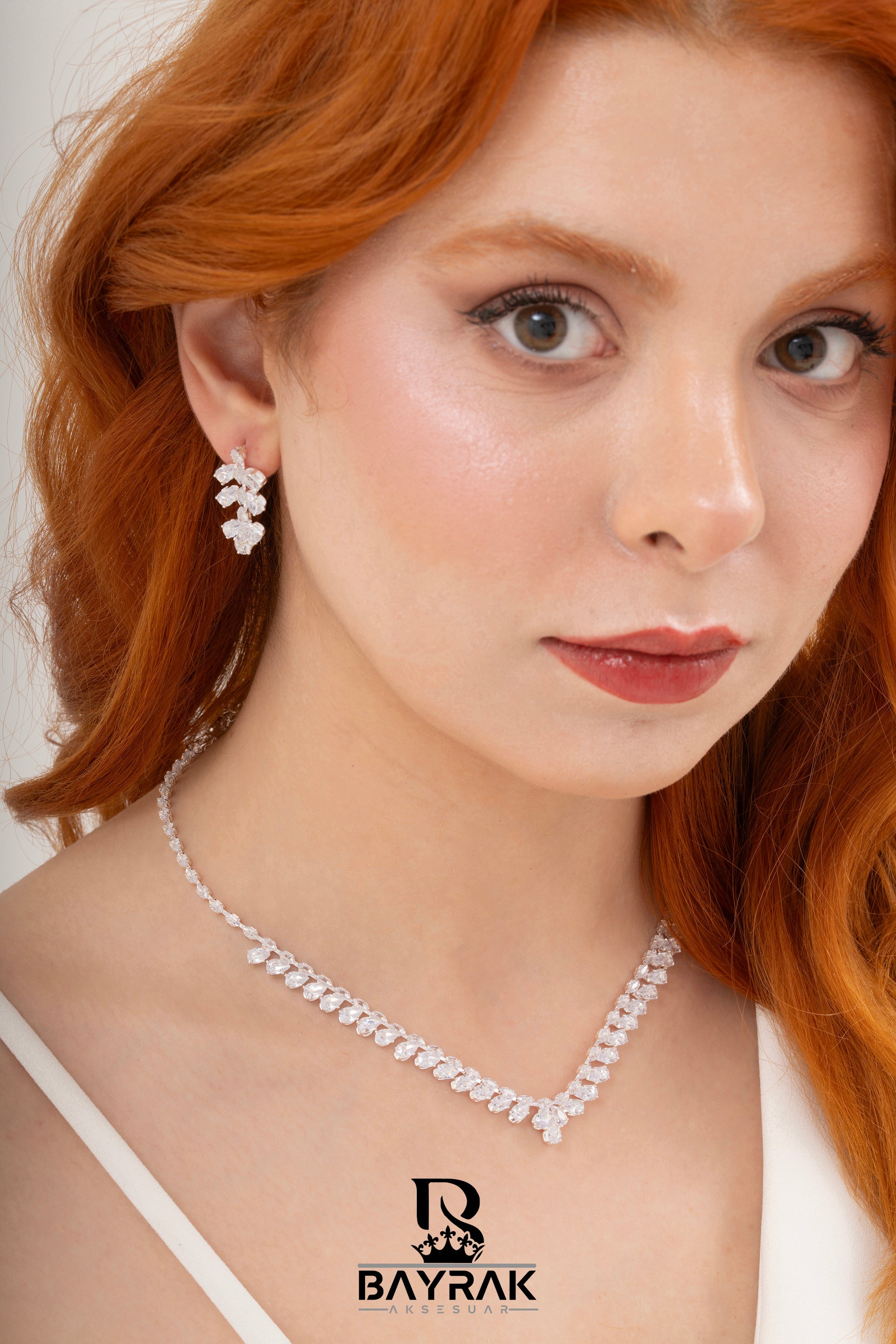 Rosa -414- Crystal-Style Fashion Jewelry Set product photo 3