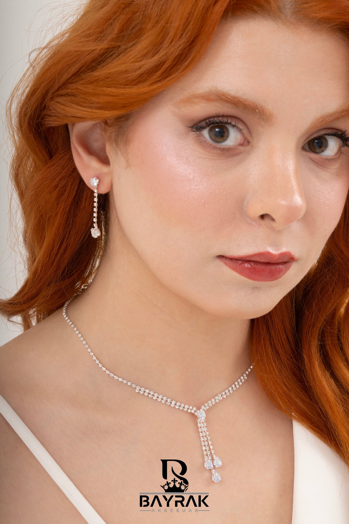 Rosa -418- Crystal-Style Fashion Jewelry Set product photo 2