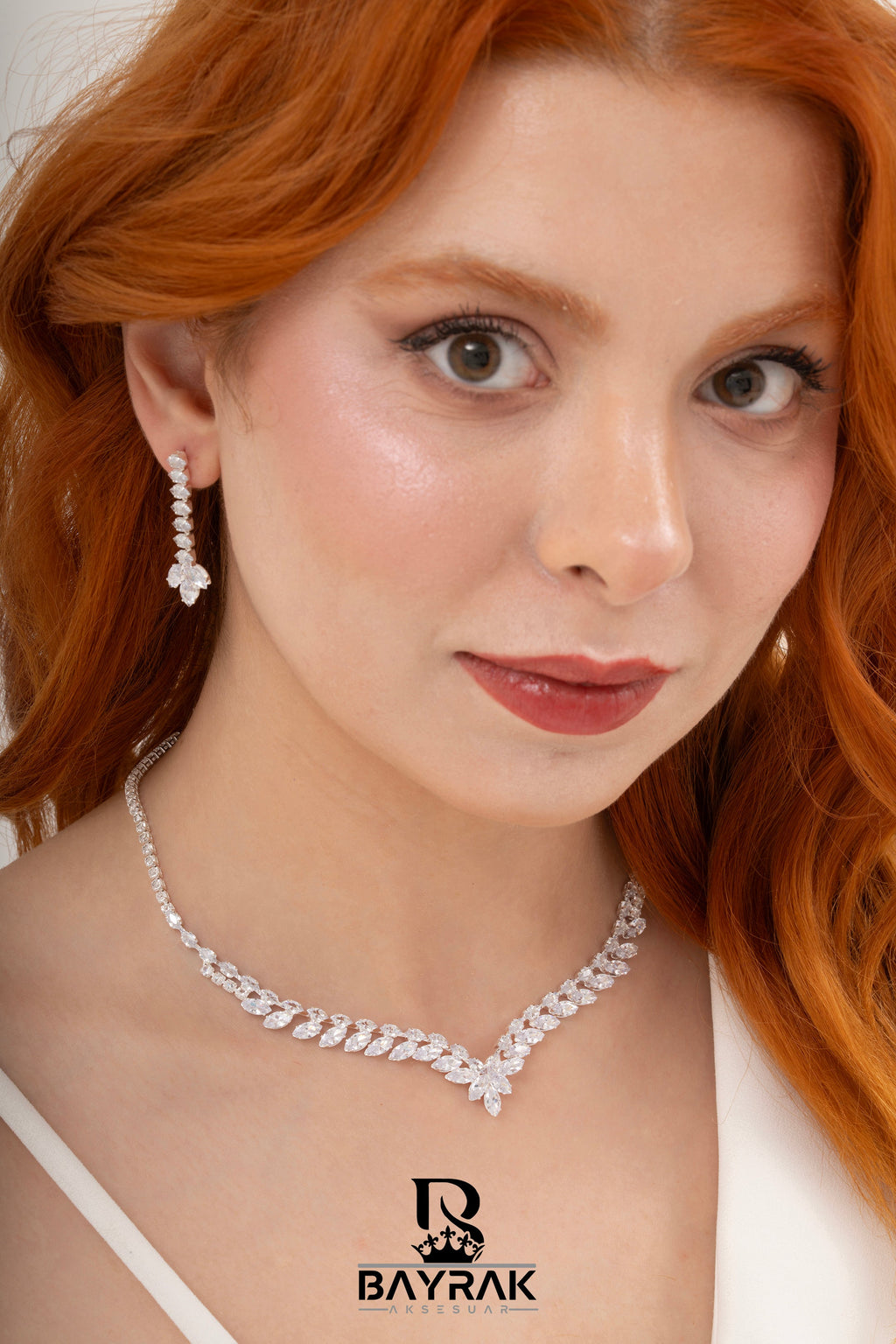 Rosa -422- Crystal-Style Fashion Jewelry Set product photo 2