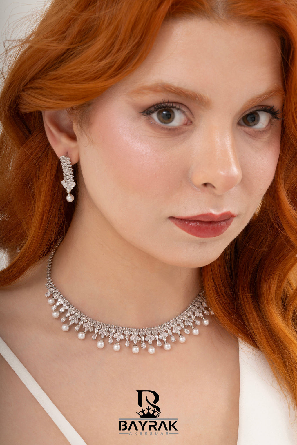 Rosa -438- Crystal-Style Fashion Jewelry Set product photo 2