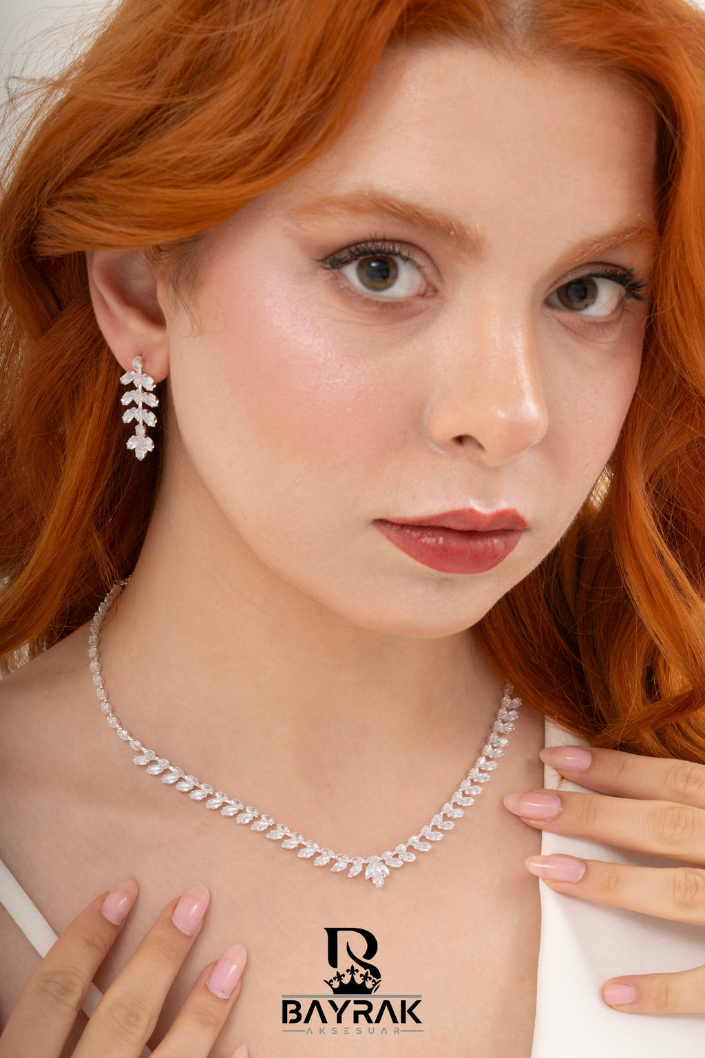 Rosa -440- Crystal-Style Fashion Jewelry Set product photo 2