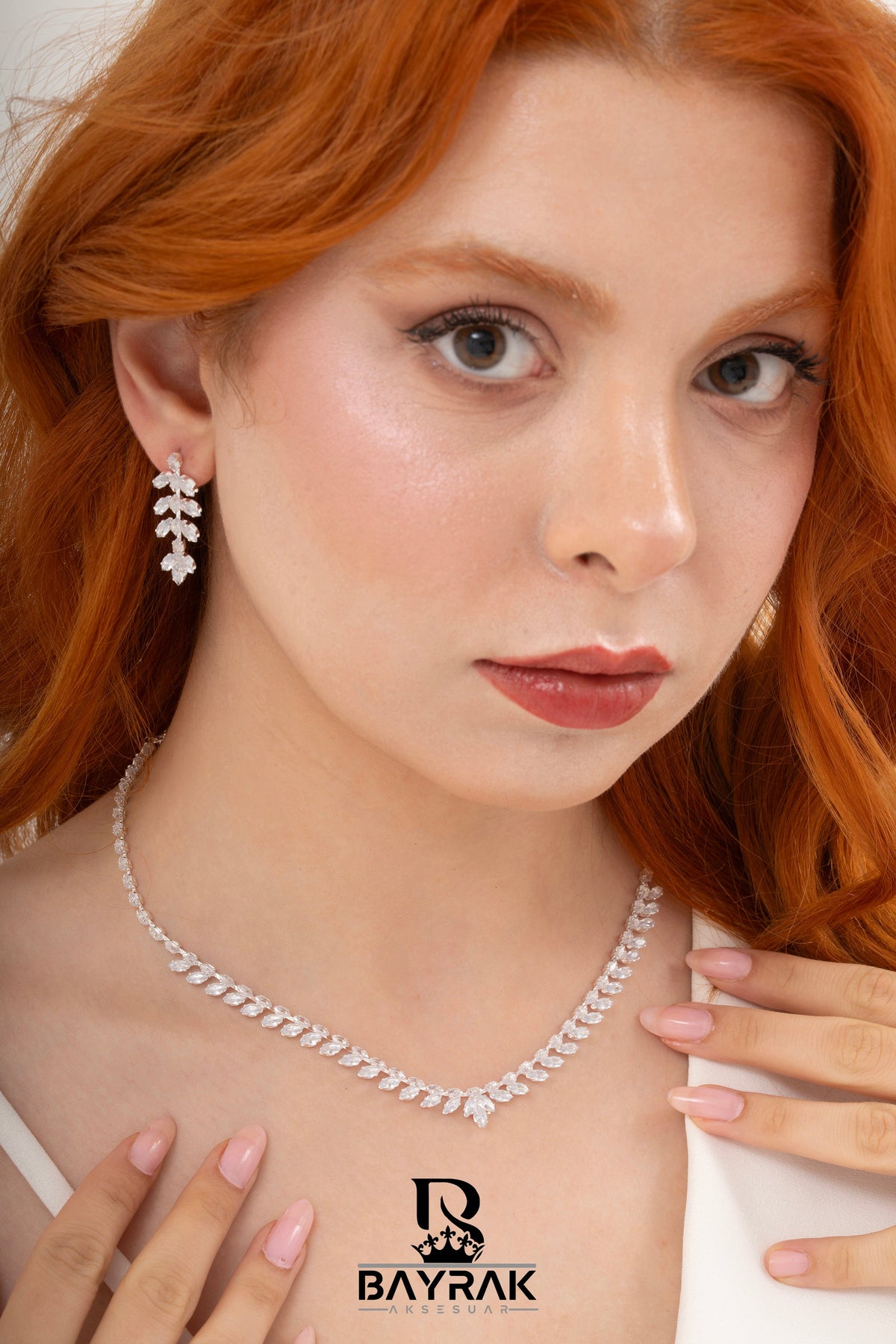 Rosa -440- Crystal-Style Fashion Jewelry Set product photo 2