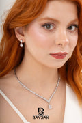 Rosa -442- Crystal-Style Fashion Jewelry Set product photo 2
