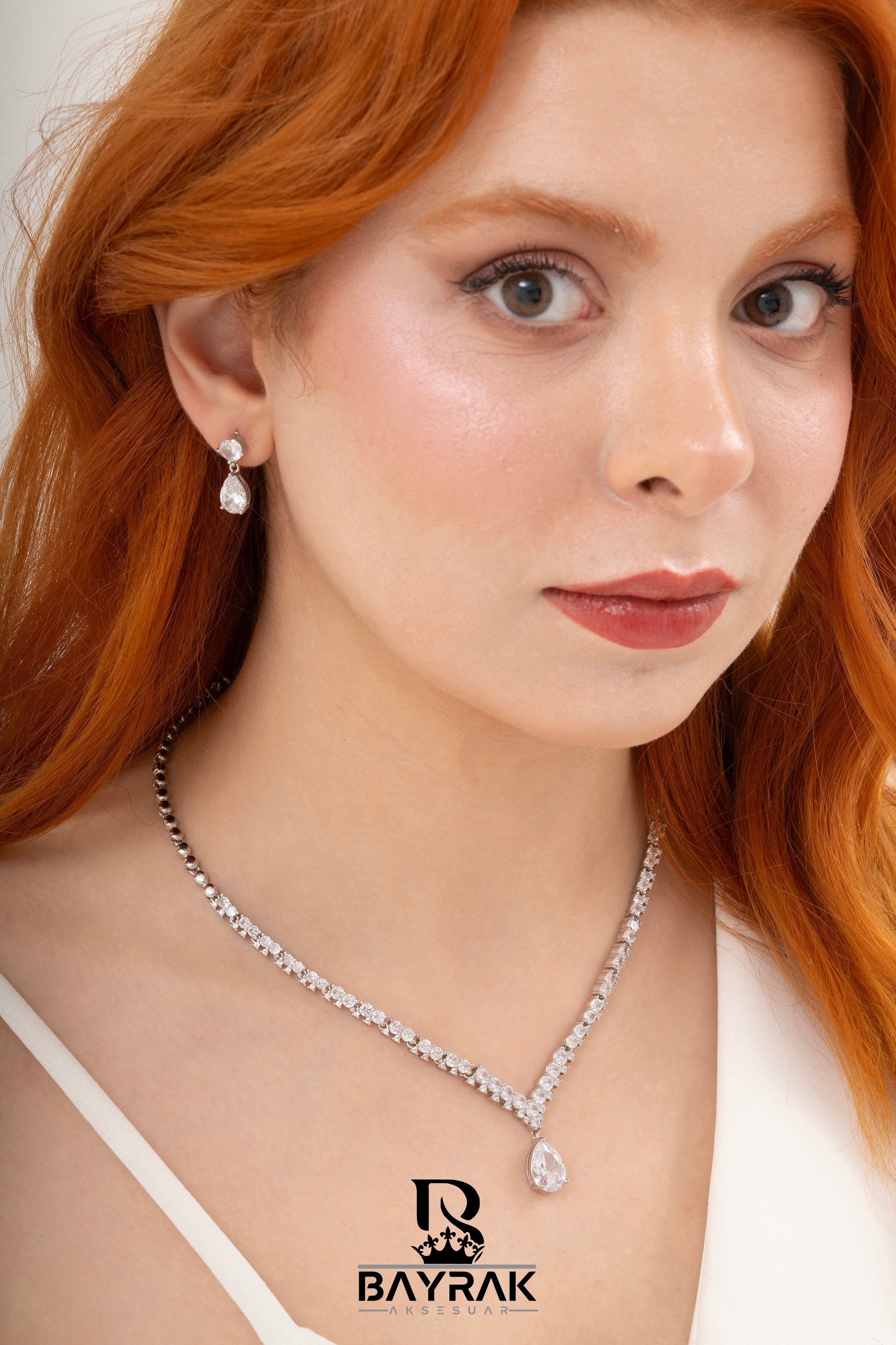 Rosa -442- Crystal-Style Fashion Jewelry Set product photo 2